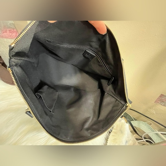 GUCCI Black Canvas Tote Bag👜 - Picture 12 of 16